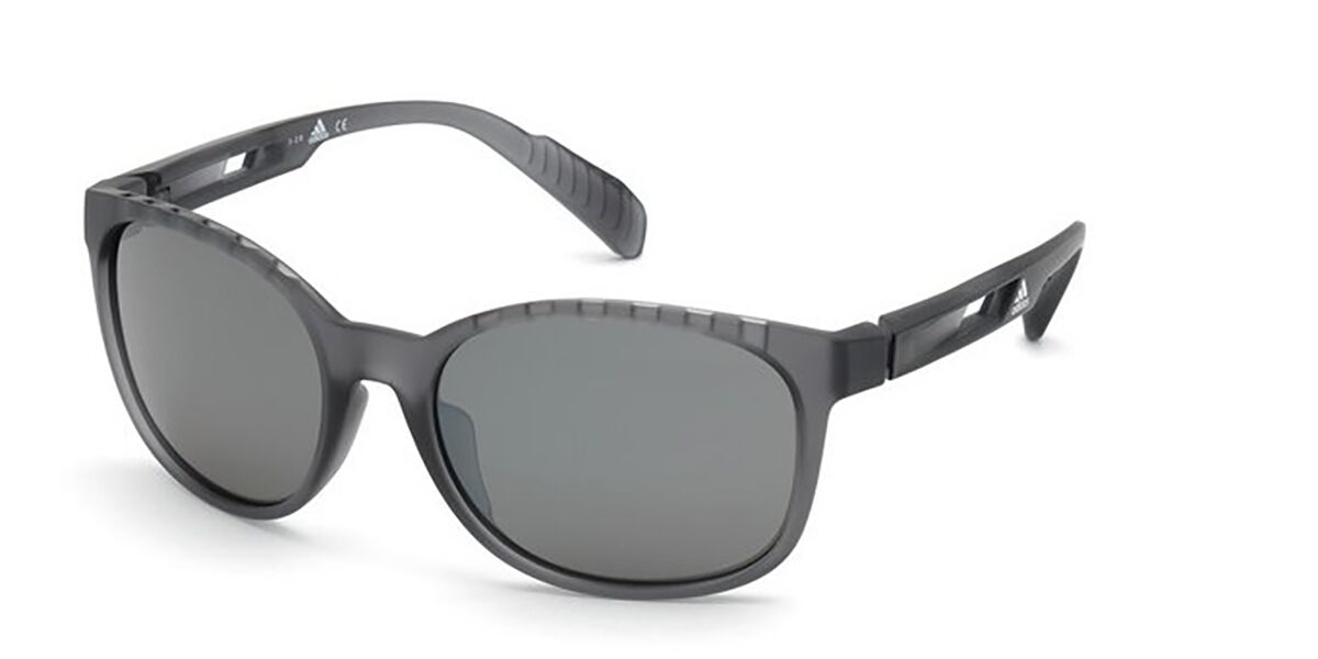 Adidas Sport SP0011 Polarized 20D, Grey frame, Grey Polarized lenses