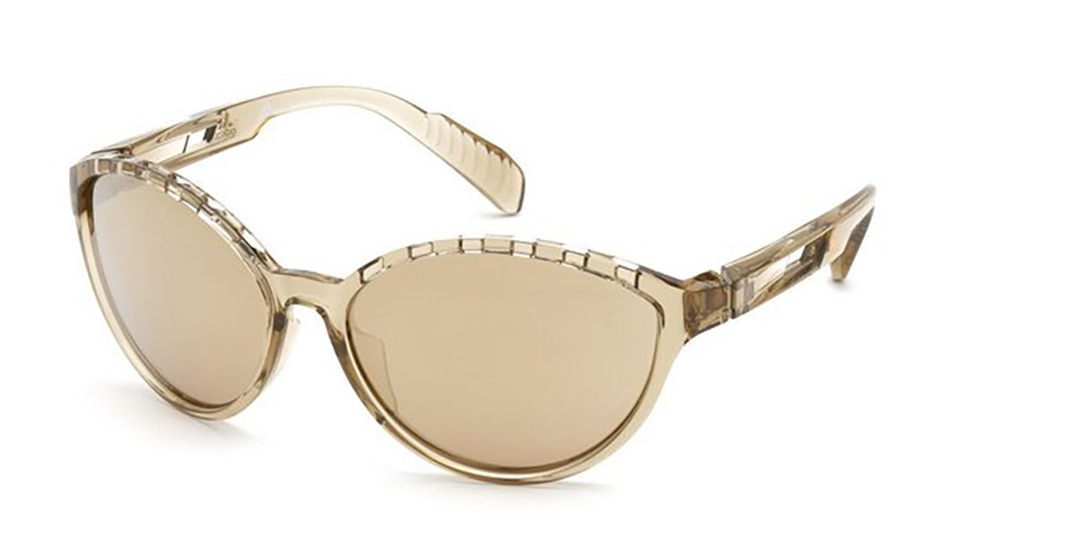 Adidas Sport SP0012 45G, Brown frame, Brown Mirror lenses