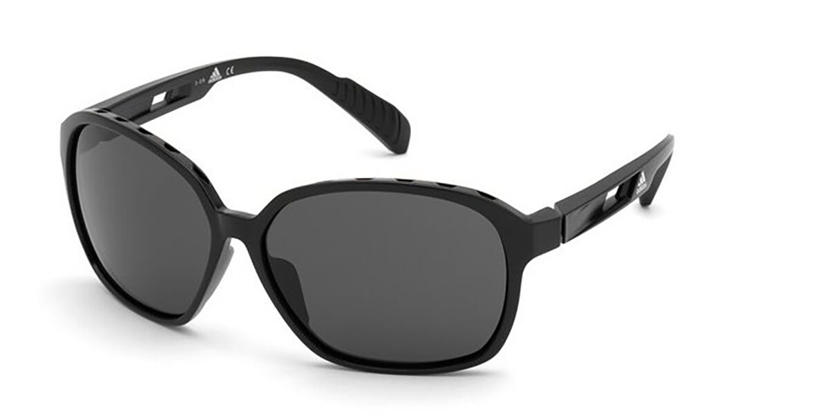 Adidas Sport SP0013 01A, Black frame, Grey lenses