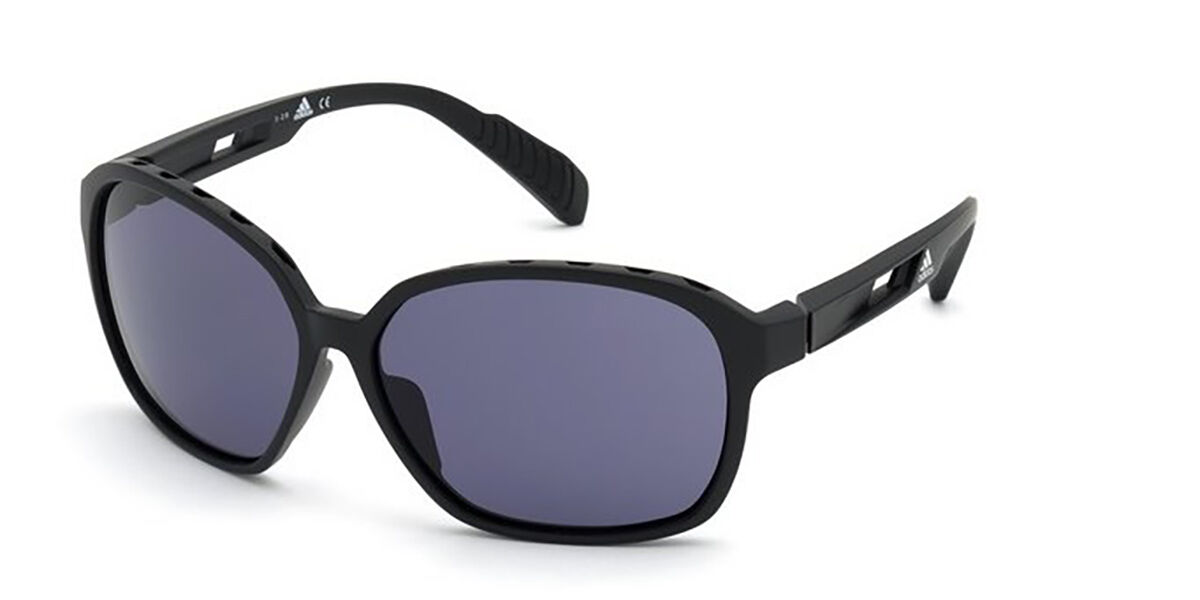 Adidas Sport SP0013 02A, Black frame, Light Purple/Grey lenses
