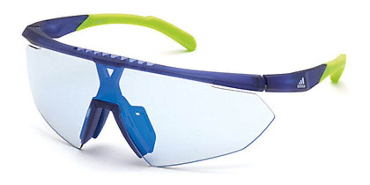 Adidas Sport SP0015 91X, Blue frame, Blue Mirror lenses