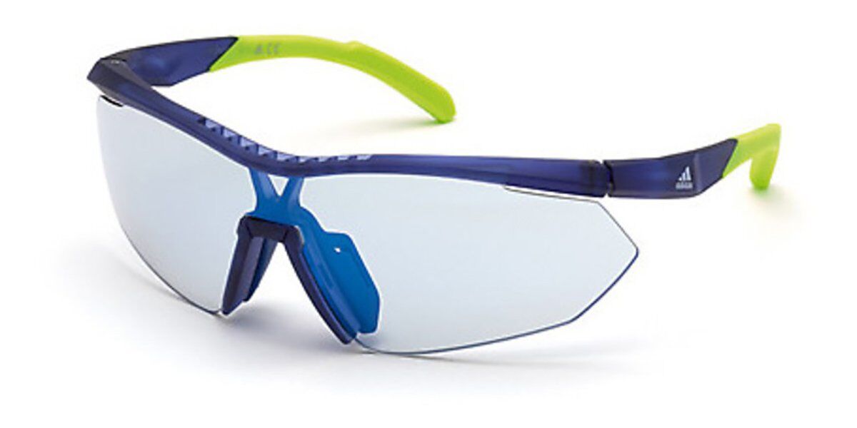 Adidas Sport SP0016 91X, Blue frame, Blue Mirror lenses