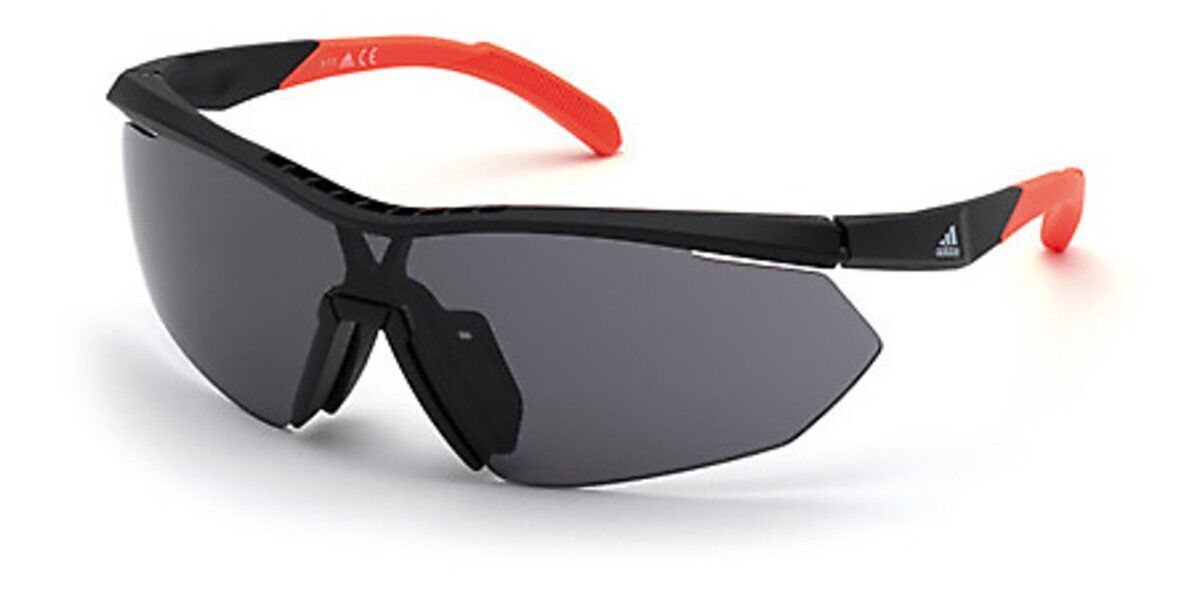 Adidas Sport SP0016 02A, Black frame, Smoke Grey lenses