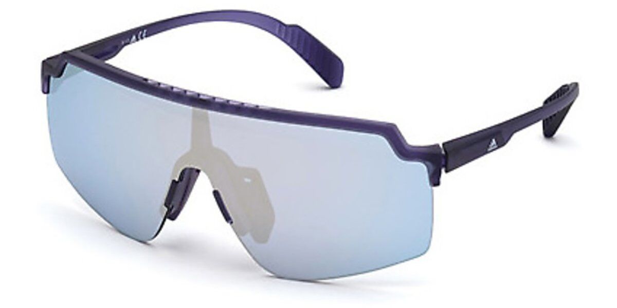 Adidas Sport SP0018 82Z, Purple frame, Light Purple Mirror lenses