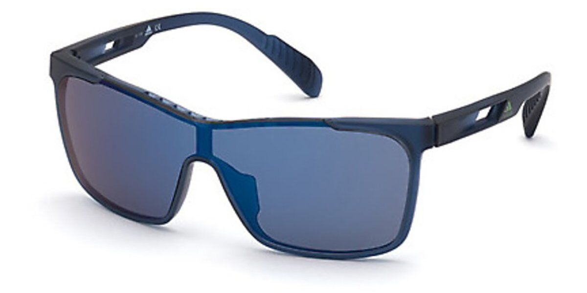 Adidas Sport SP0019 91V, Blue frame, Blue lenses
