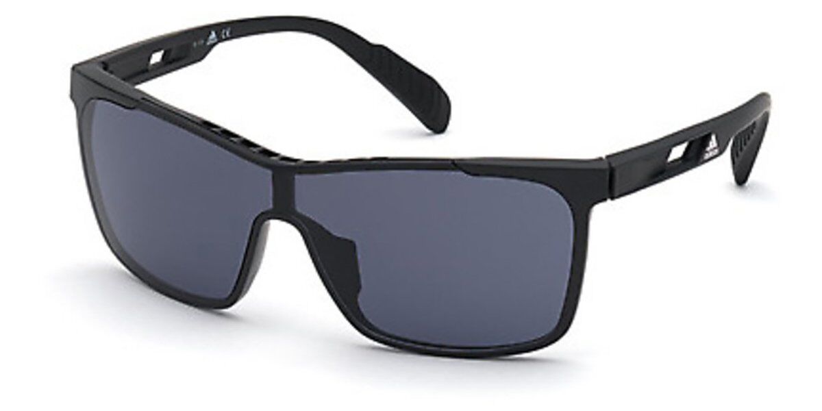 Adidas Sport SP0019 02A, Black frame, Grey lenses