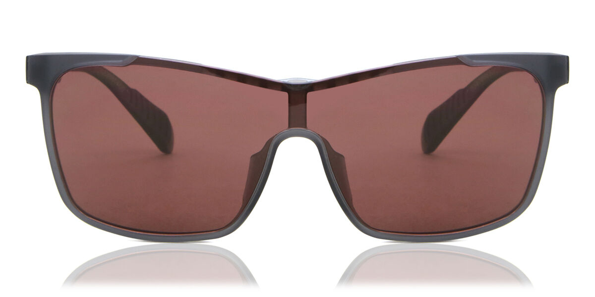 Adidas Sport SP0019 Polarized 20H, Grey frame, Brown Polarized Polarized lenses