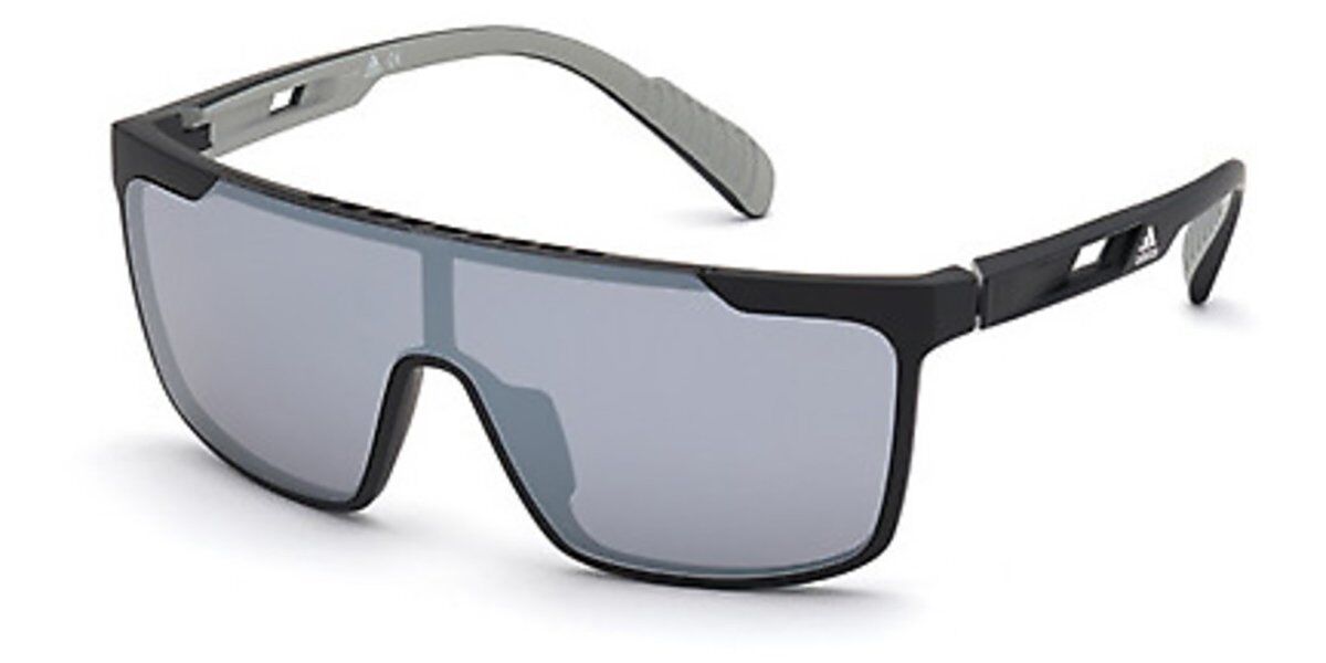 Adidas Sport SP0020 02C, Black frame, Grey Mirror lenses