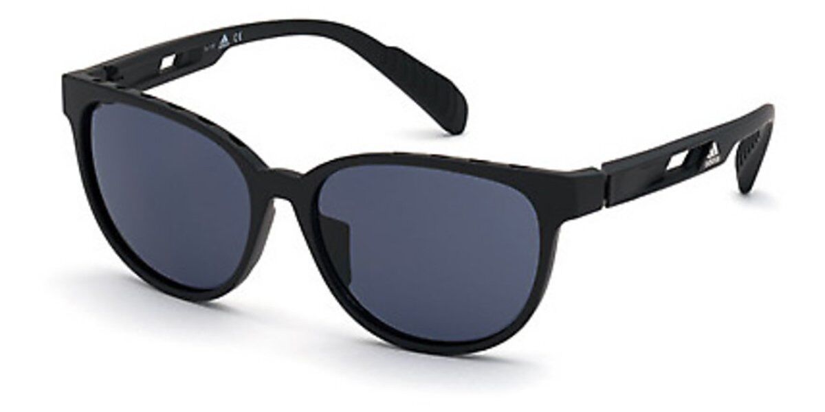 Adidas Sport SP0021 02A, Black frame, Dark Grey lenses