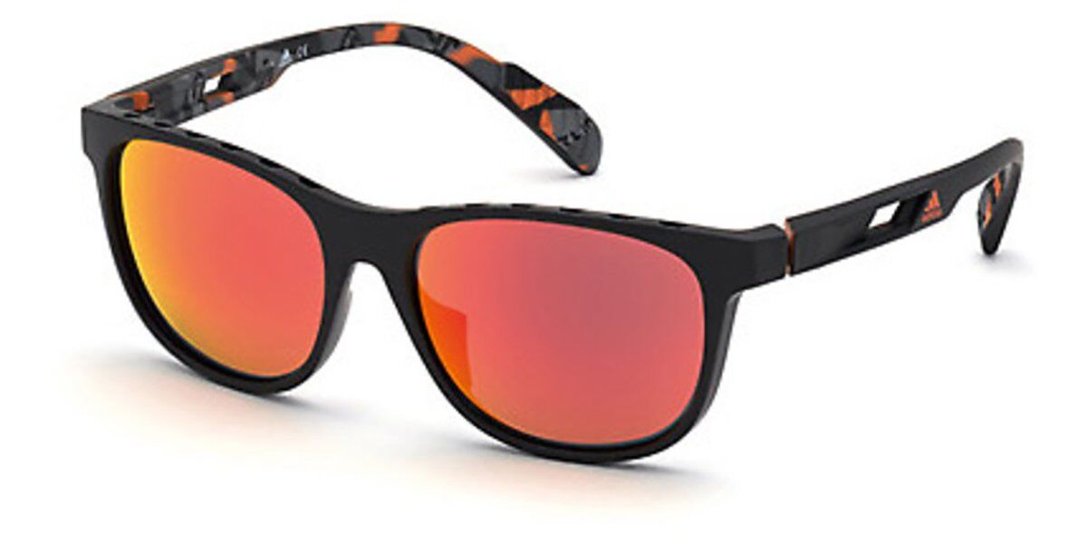 Adidas Sport SP0022 02G, Black frame, Brown Mirror lenses