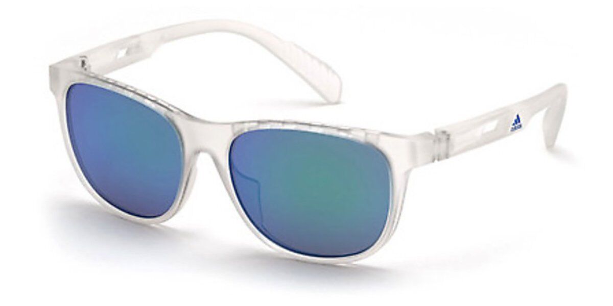 Adidas Sport SP0022 26C, Clear frame, Grey Mirror lenses
