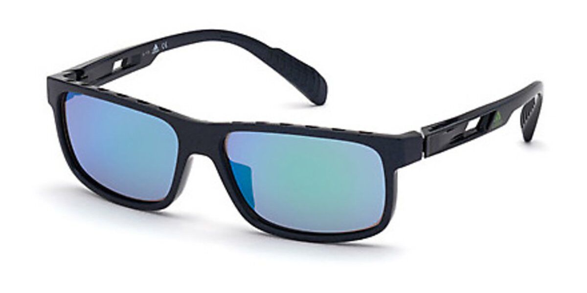 Adidas Sport SP0023 92N, Blue frame, Blue lenses