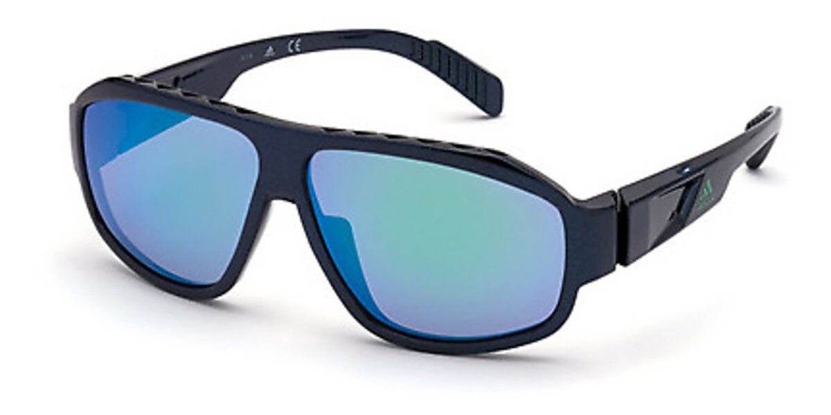 Adidas Sport SP0025 92N, Blue frame, Blue lenses
