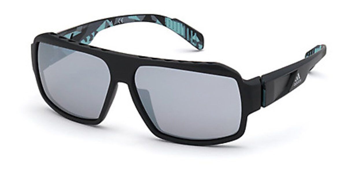 Adidas Sport SP0026 02C, Black frame, Grey Mirror lenses