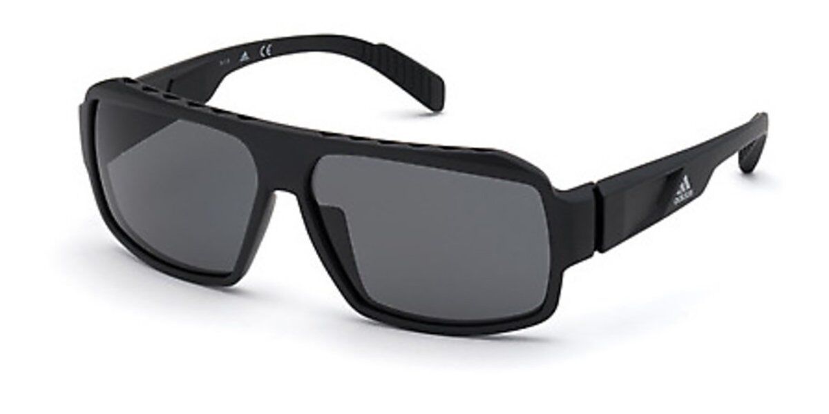 Adidas Sport SP0026 02D, Black frame, Grey Mirror lenses