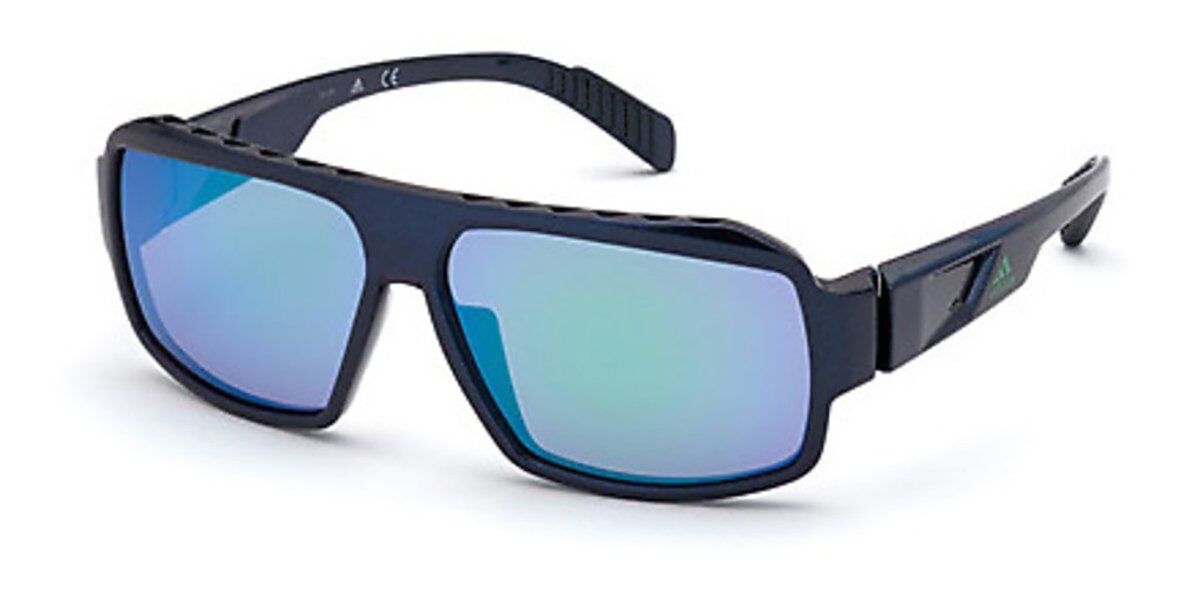 Adidas Sport SP0026 92N, Blue frame, Blue lenses