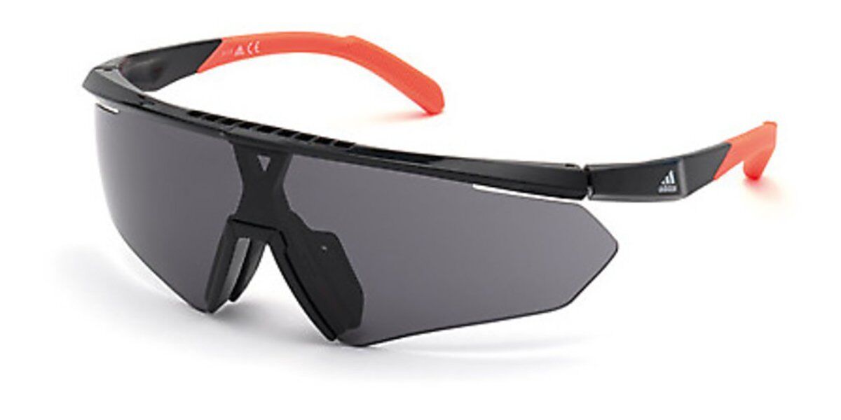 Adidas Sport SP0027 01A, Black frame, Grey lenses