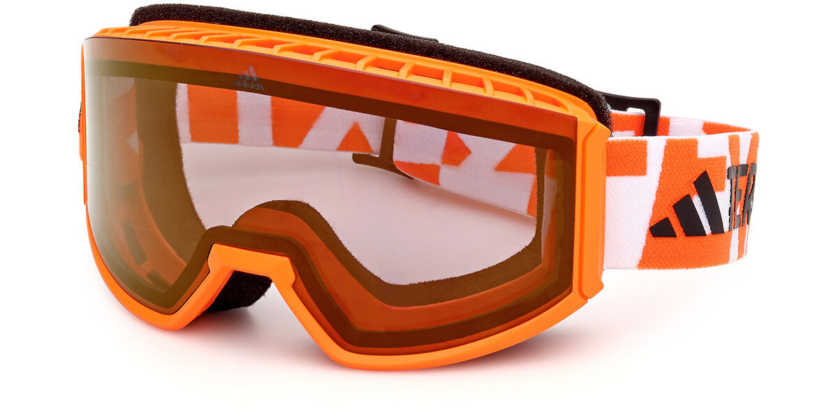Adidas Sport SP0040 43C, Orange frame, Smoke Orange Mirror lenses