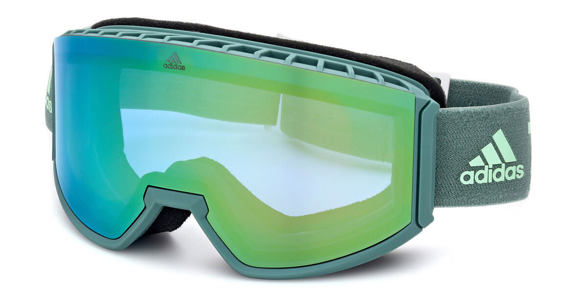 Adidas Sport SP0040 05C, Green frame, Smoke Green Mirror lenses