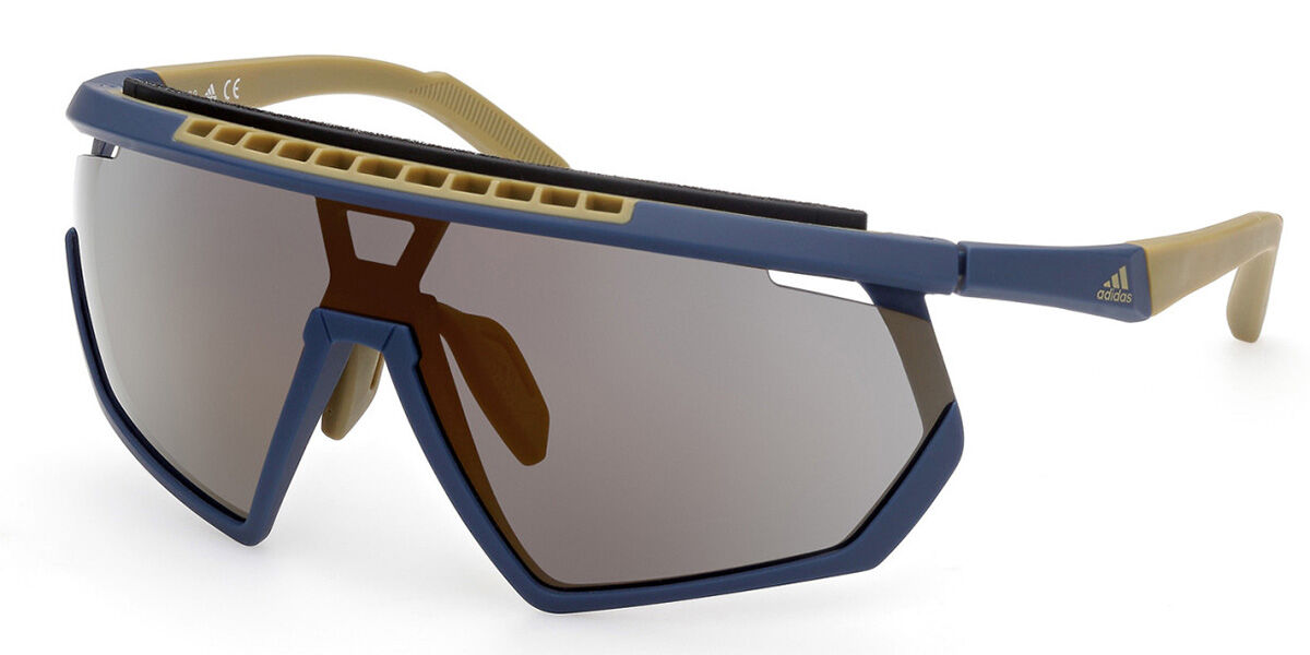 Adidas Sport SP0029-H 92G, Blue frame, Brown Mirror lenses
