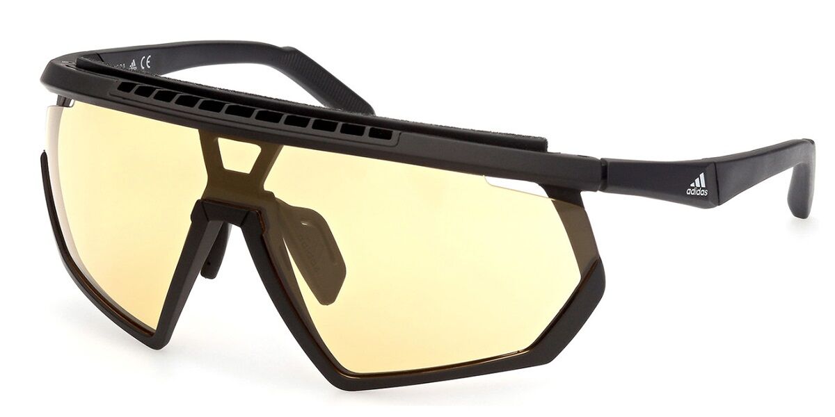 Adidas Sport SP0029-H 02E, Black frame, Brown lenses