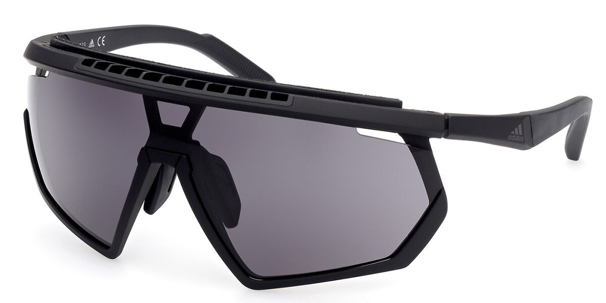 Adidas Sport SP0029-H 02A, Black frame, Smoke Grey lenses