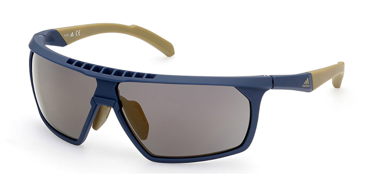 Adidas Sport SP0030 92G, Blue frame, Grey Mirror lenses