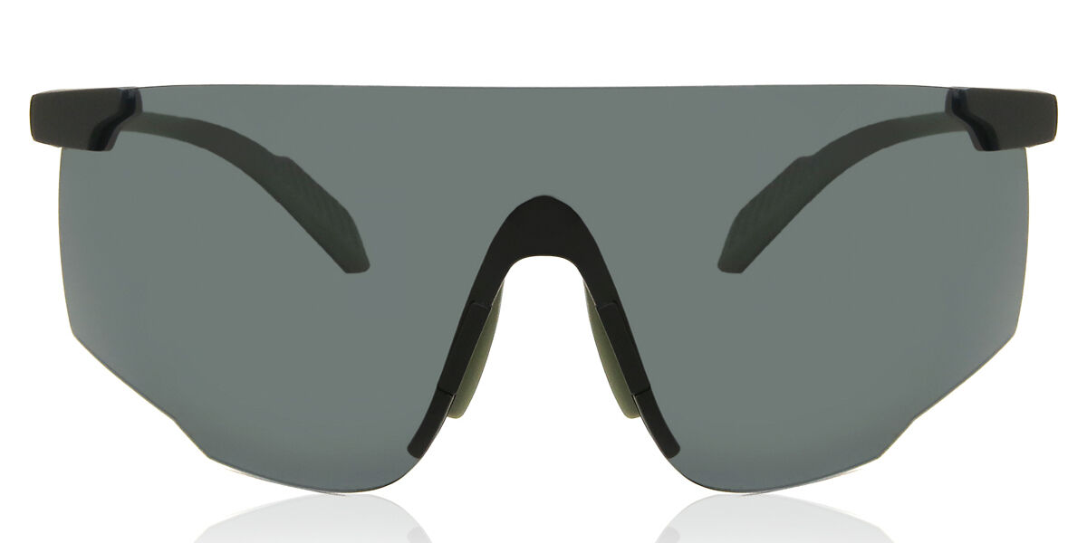 Adidas Sport SP0031-H 02N, Black frame, Green lenses