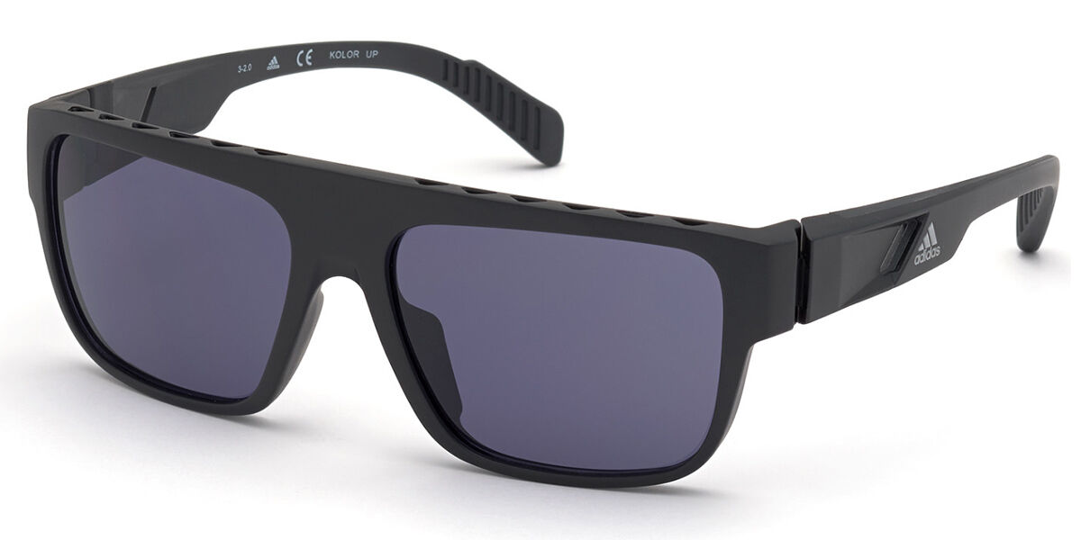 Adidas Sport SP0037 02A, Black frame, Grey lenses