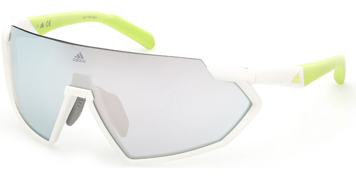 Adidas Sport SP0041 24C, White frame, Smoke Grey Mirror lenses