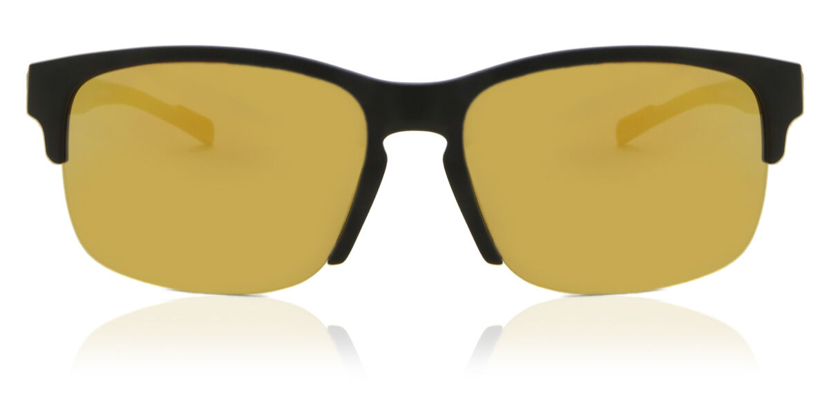 Adidas Sport SP0048 02G, Black frame, Gold Mirror lenses