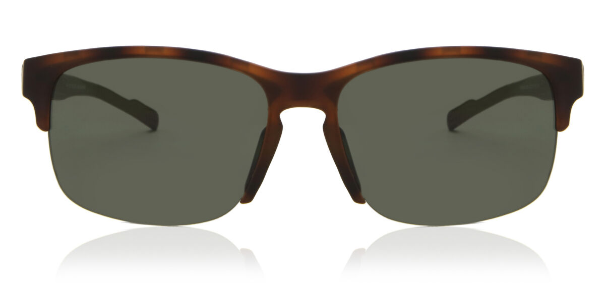 Adidas Sport SP0048 52N, Tortoiseshell frame, Green lenses