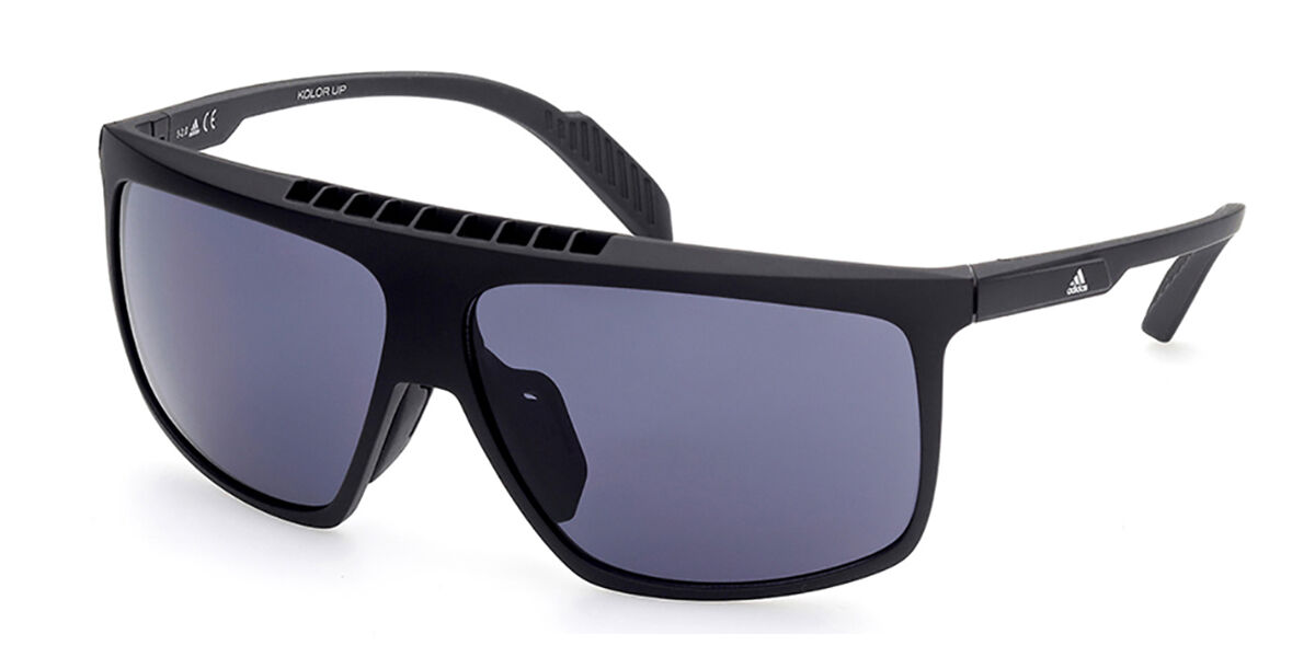 Adidas Sport SP0032-H 02A, Black frame, Dark Grey lenses