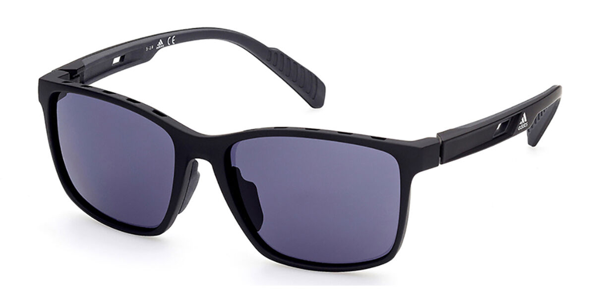 Adidas Sport SP0035 02A, Black frame, Smoke Grey lenses