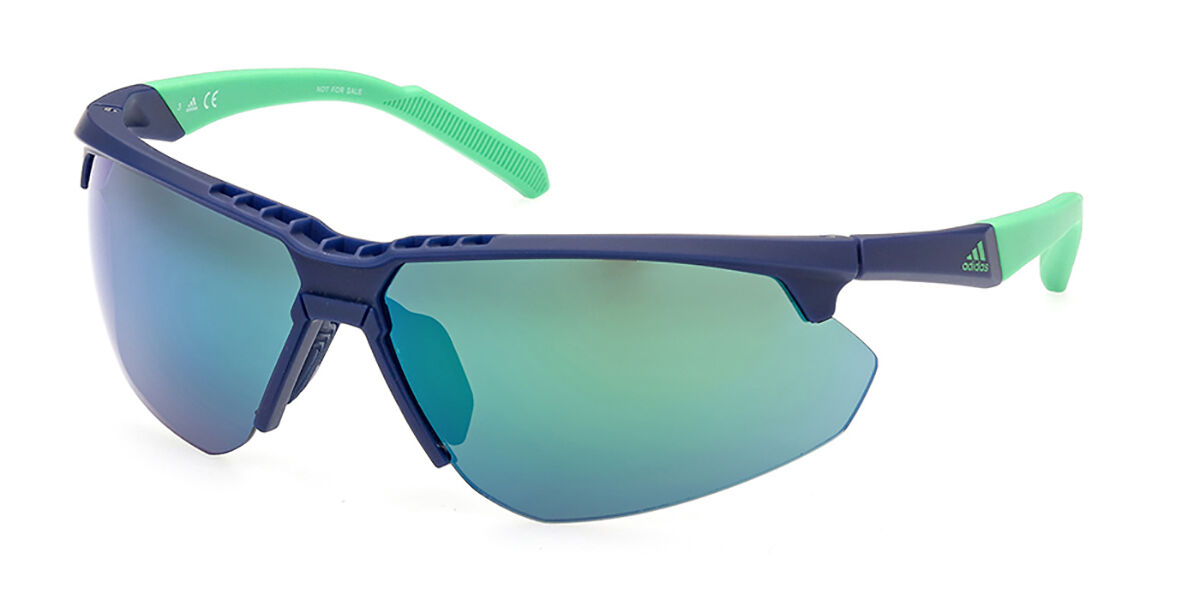 Adidas Sport SP0042 92Z, Blue frame, Violet Gradient Mirror lenses