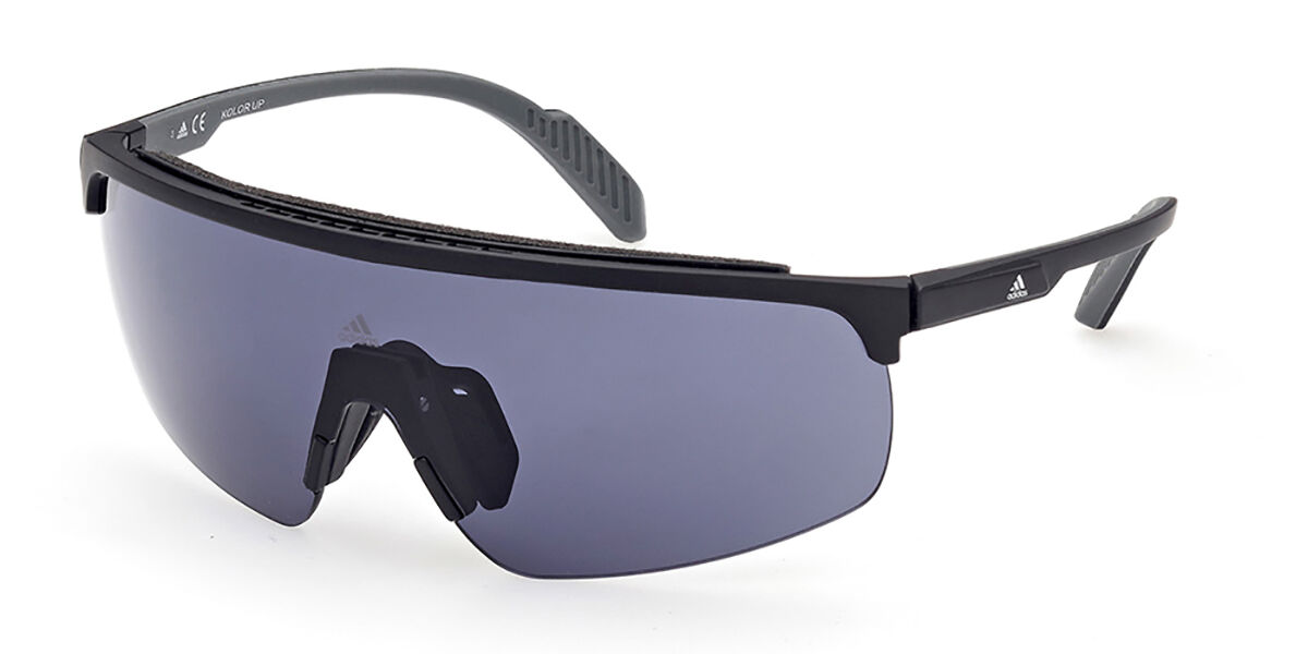 Adidas Sport SP0044 02A, Black frame, Smoke Grey lenses