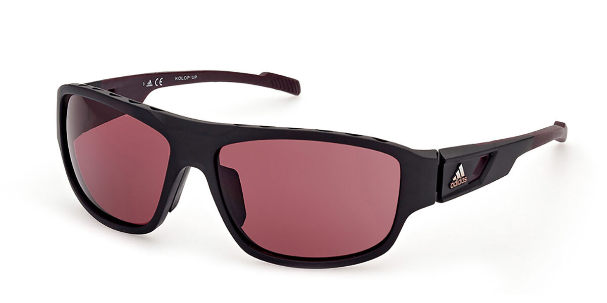 Adidas Sport SP0045 02S, Black frame, Red lenses