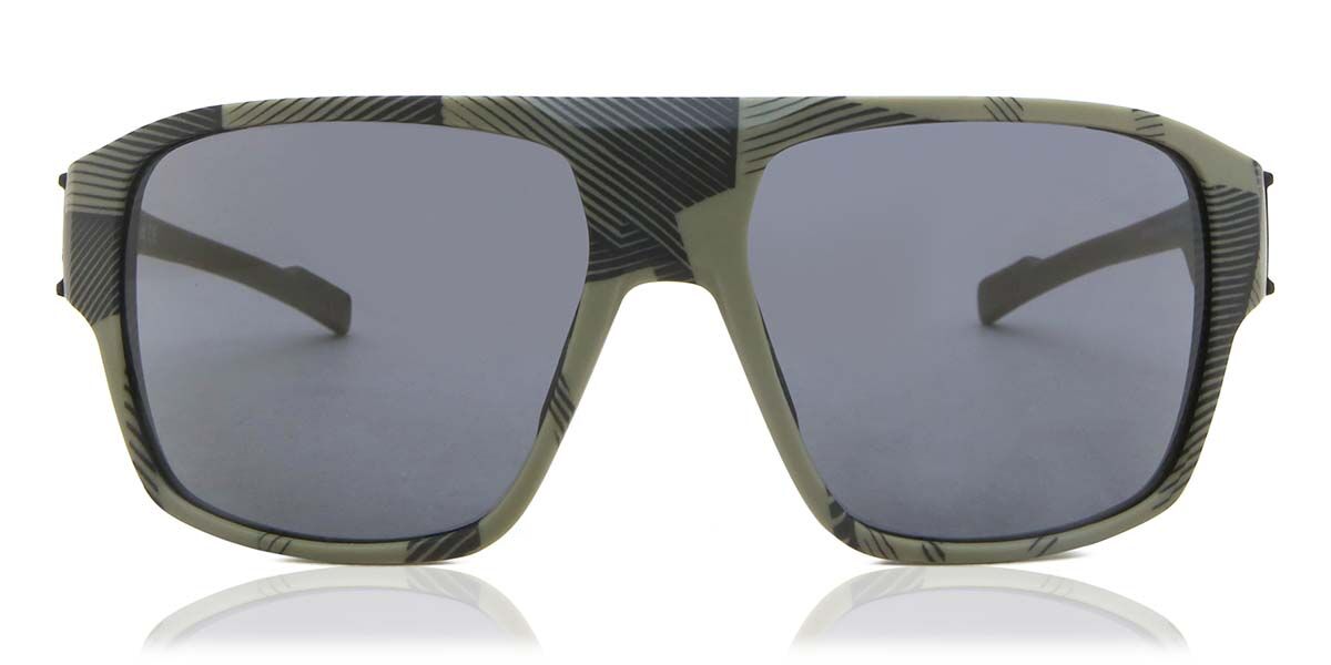 Adidas Sport SP0046 95A, Green frame, Dark Grey lenses