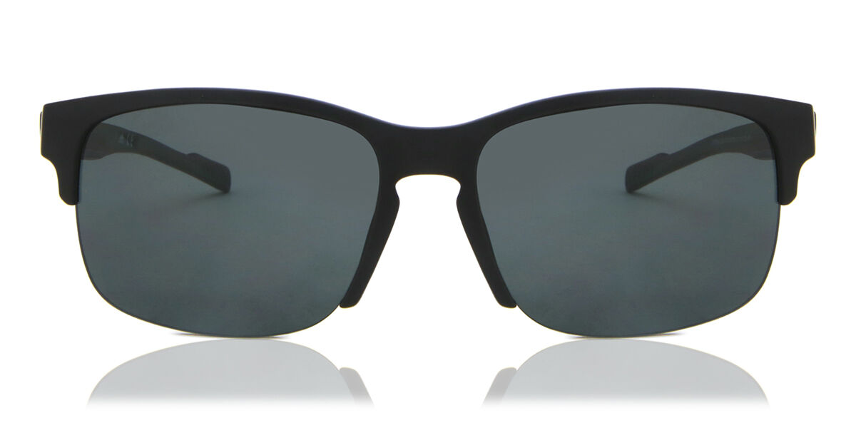 Adidas Sport SP0048 Polarized 02A, Black frame, Dark Grey Polarized lenses