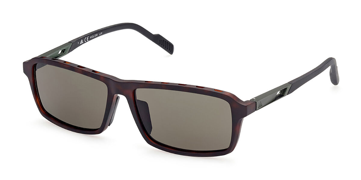 Adidas Sport SP0049 52N, Tortoiseshell frame, Grey lenses