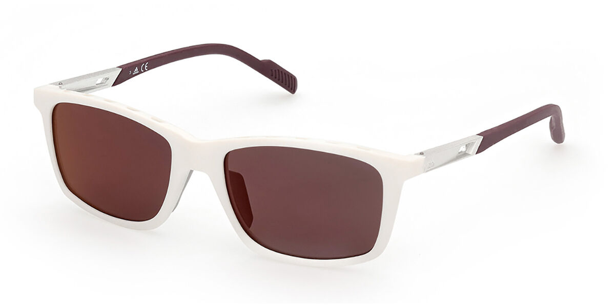 Adidas Sport SP0052 24L, White frame, Roviex Mirror lenses