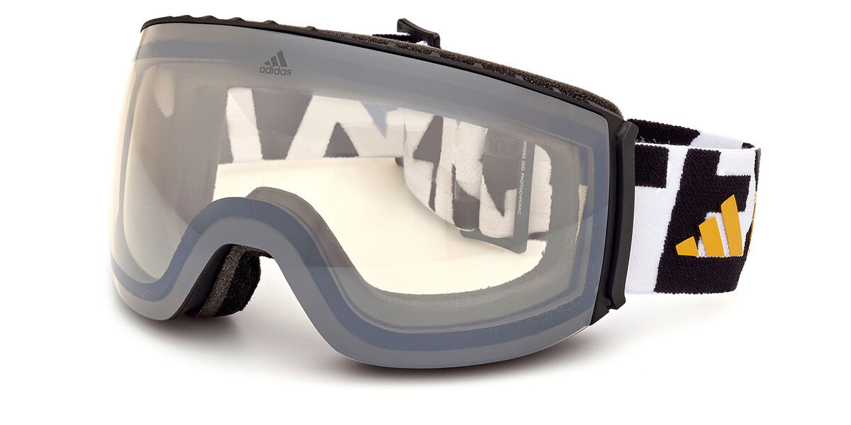Adidas Sport SP0053 05G, Black frame, Brown Mirror lenses