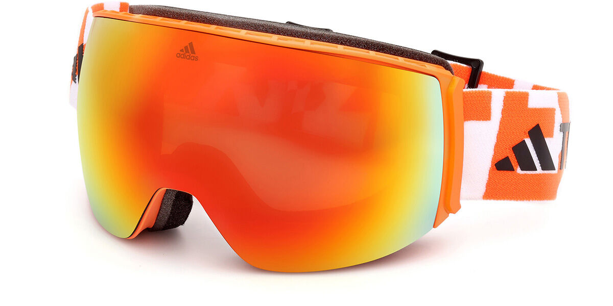 Adidas Sport SP0053 43L, Orange frame, Roviex Mirror lenses