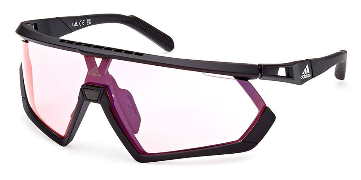 Adidas Sport SP0054 02L, Black frame, Roviex Mirror lenses