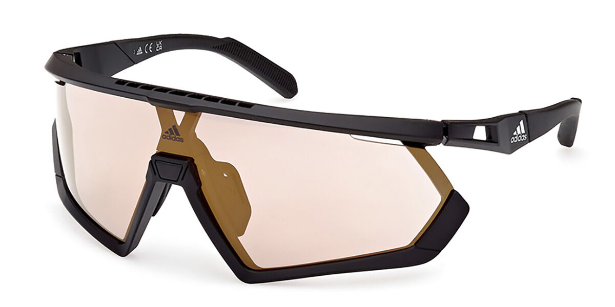 Adidas Sport SP0054 02G, Black frame, Brown Mirror lenses