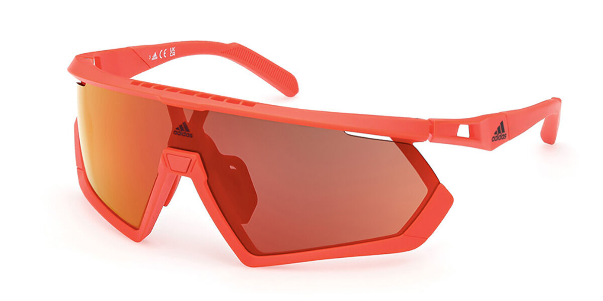 Adidas Sport SP0054 43L, Orange frame, Roviex Mirror lenses