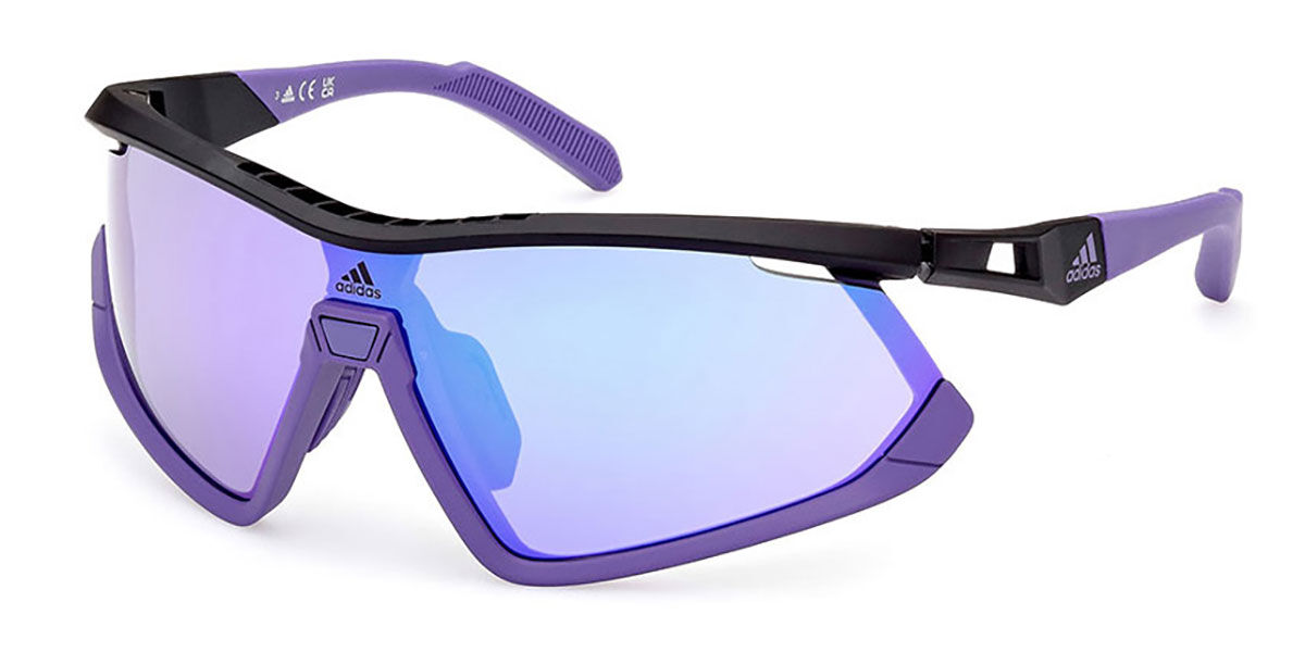Adidas Sport SP0055 05Z, Purple frame, Gradient Purple Mirror lenses