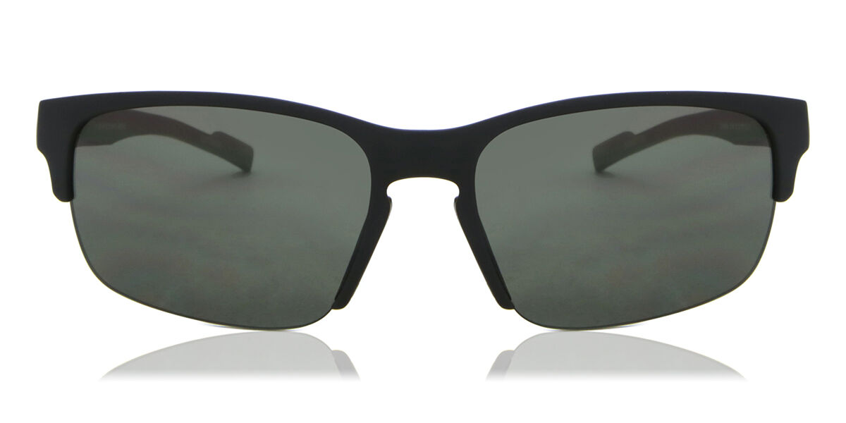 Adidas Sport SP0068 02N, Black frame, Green lenses
