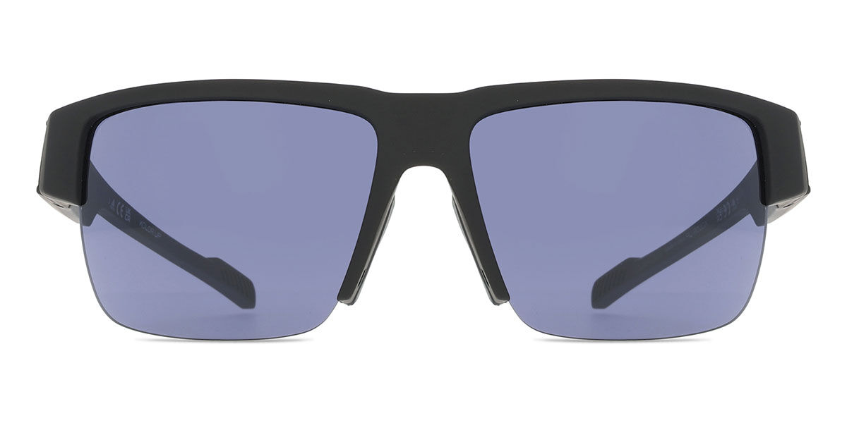 Adidas Sport SP0070 02A, Black frame, Smoke Blue lenses