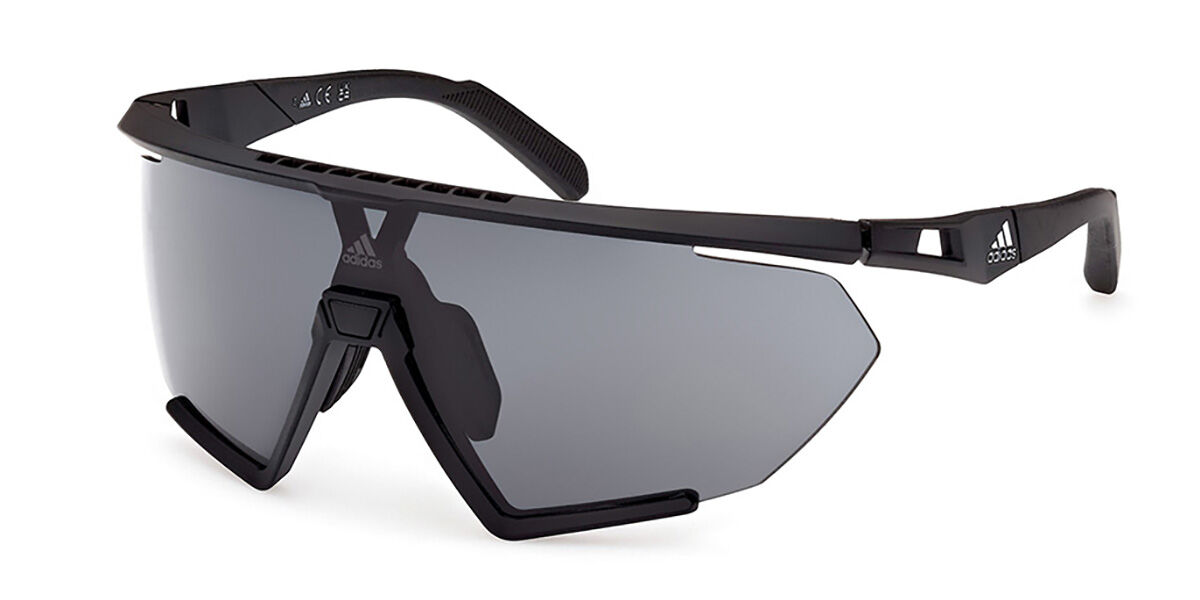 Adidas Sport SP0071 CMPT AERO LI 02A, Black frame, Smoke Grey lenses
